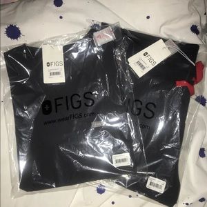 Figs scrubs charcoal size S